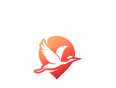 Flying Stork Logo brand identity branding graphic design hellodribbble illustration logo mascot mascot character mascot logo motion graphics pictorial logo stationary