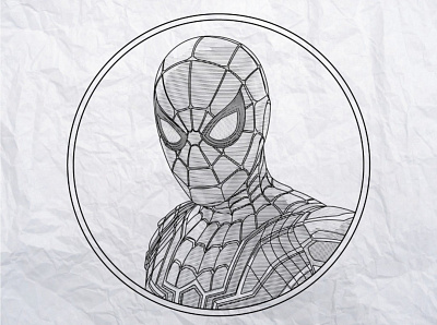 The Iron Spider design fan art graphic design illustration marvel vector vector art vector artwork