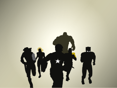 Infinity War Silhouettes artwork avengers infinity war marvel silhouettes vector vector artwork