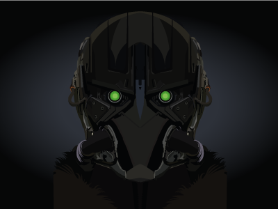 The Vulture Helmet (symmetrical illustration) adobe design flat design graphic design illustration illustrator marvel marvel studios spiderman vector vector art