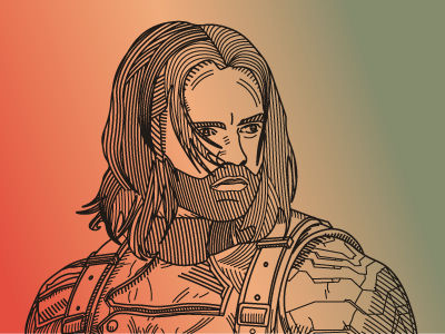 Bucky Barnes Illustration