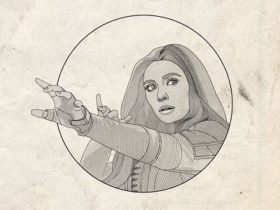 Scarlett Witch Symbol - Vector Art by Nanda Gopal on Dribbble