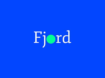 Fjord Brand Concept branding clean colorful design logo logo design minimal minimalism typography visual identity