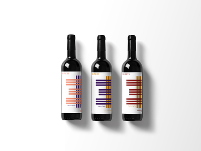 Tri Pruty - Wine Package Design branding clean colorful package package design