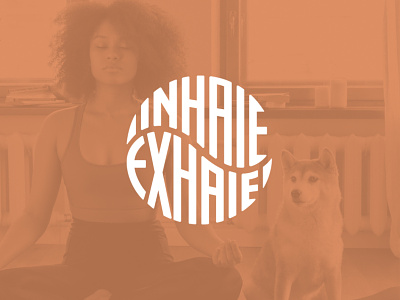 Inhale Exhale -Lettering creative curiouskurian custom typo inhale exhale lettering lettering artist typo typography
