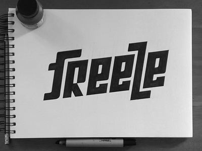 Freeze! branding curiouskurian custom lettering freelance designer freelancer graphicdesign handlettering lettering lettering artist typedesign