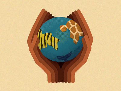 Unite concept art curiouskurian digitalart earth editorial editorial illustration illustration nature ourplanetweek planet earth