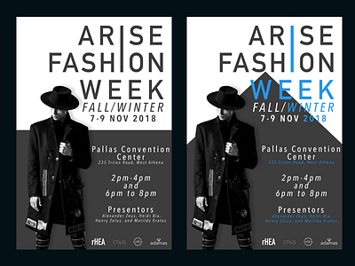 Arise Fashion Posters 2018 clean fashion modern photoshop poster