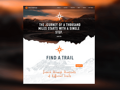 Encompass Hiking Landing Page