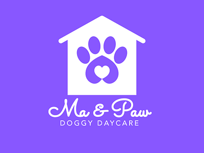 Ma & Paw Doggy Daycare Logo