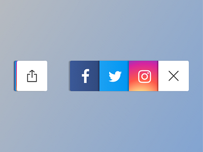 Daily UI #010 :: Social Share button daily ui dailyui social ui