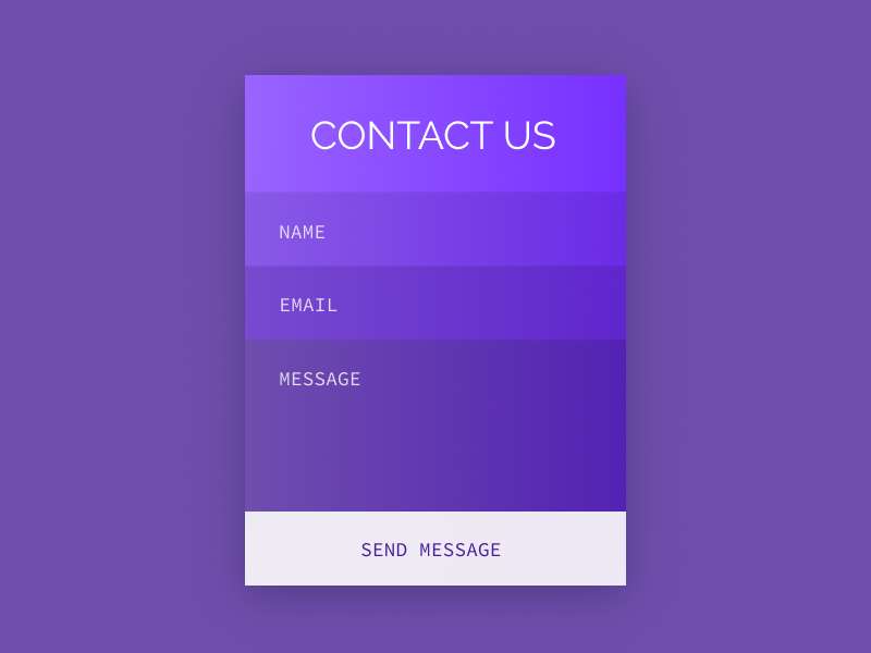 Daily UI 28: Contact Us by Alex Avila on Dribbble