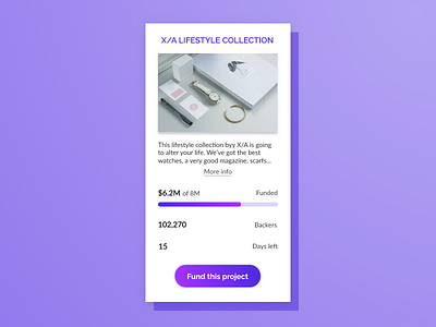 Daily UI 32: Crowdfunding Campaign