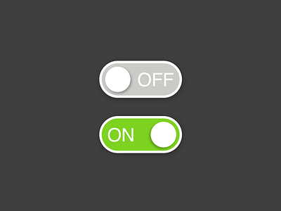 Daily UI Challenge - Day 15 - On And Off Switch daily 100 challenge daily ui daily ui 015 daily ui challenge switch
