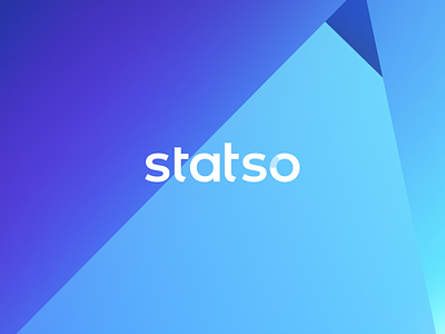 Statso Logo blue branding design digital digitalart illustrator logo logodesign logotype vector
