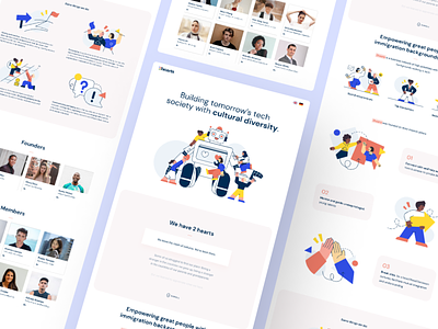 2hearts Community  - Landing Page