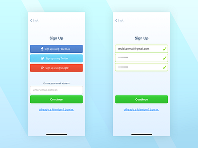 Daily UI 001 - Sign Up 001 daily dailyui dailyui 001 design mobile sign up ui ui design ux ux design