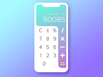 Daily UI #004 - Calculator