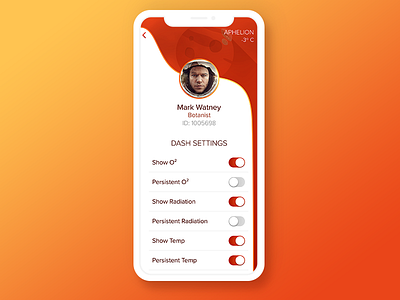 Daily UI #007 - Settings