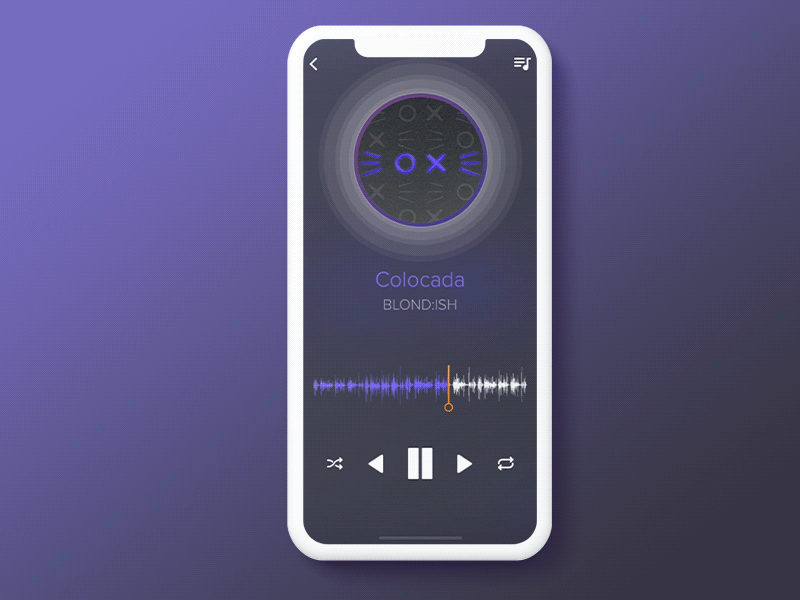 Daily UI #009 - Music Player