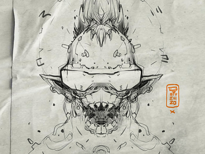 Punk Goblin aggressive character characterdesign creature cyberpunk digital art drawing freehand graphics illustration portrait sketch sketchbook