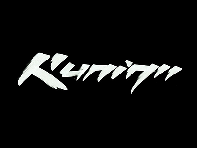 Kunin Logo artem ayoub brush calligraphy kunin lettering logo marker qanir sharp solop typography