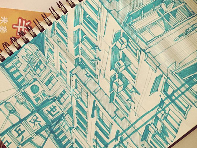 Urban Sketch architecture drawing sketch