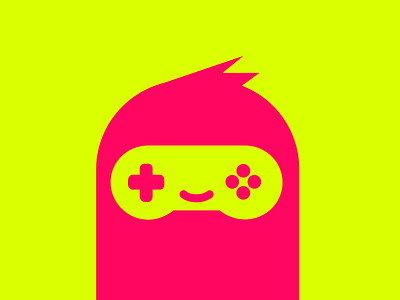 Monkey Gamepad design flat graphics icon illustrator kawaii logo minimalist shapes simple vector