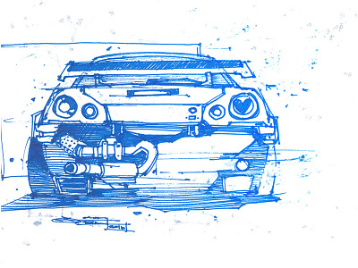 Skyline cars doodle freehand japan kaidoracer racing retro sketch sketchbook street racing vintage