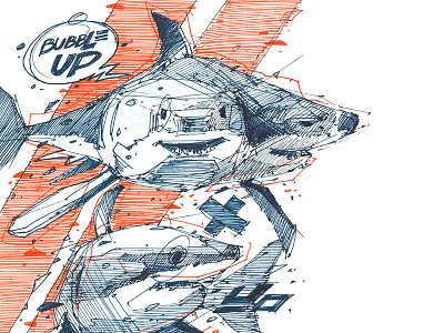 Sharks animals drawing fish freehand illustration sea sketch sketchbook
