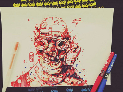 Body horror sketch by Artem Solop on Dribbble