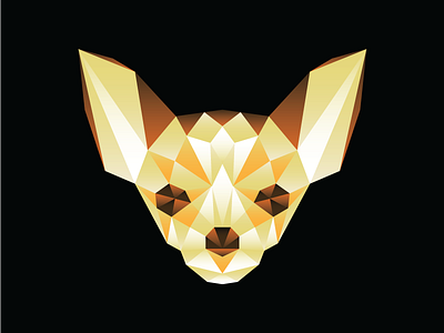 Low Poly Chihuahua chihuahua dog illustrator low poly triangles