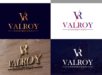 Construction Logo abstractlogo businesslogo companylogo construction logo design letter logo ui