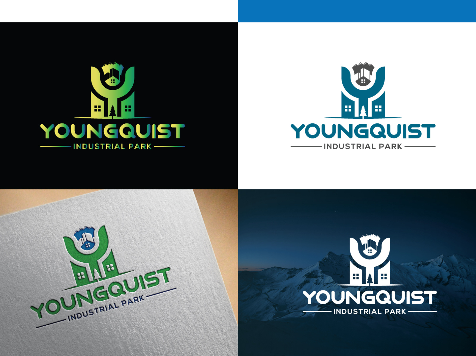 Industrial Park Logo Design by Nagibullah Golap on Dribbble