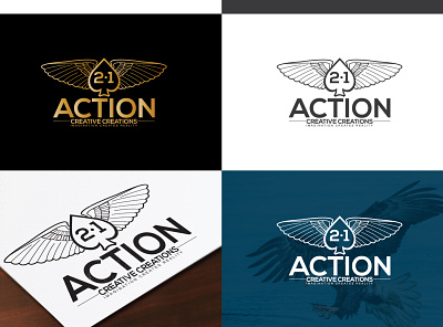 Wings logo agency agency logo bird bird logo black companylogo corporate logo design fly fly logo logo logo design logodesign vector white wings wings logo