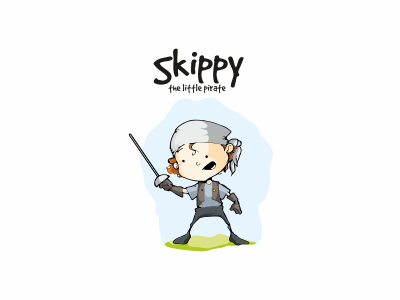 Skippy adventure art book childrens illustration pirate skippy story