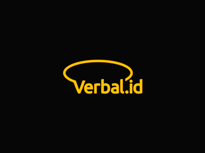 Verbal bubble design id logo speech verbal
