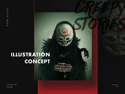 Creepy Stories bloody character character concept creepy dark drawing horror story illustration art illustration design web desgin