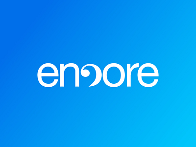 Encore brand branding design graphic identity logo music typography wordmark