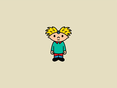 Hey Arnold! 90s arnold bape design hey arnold illustration minimal nick at nite nickelodeon nostalgia