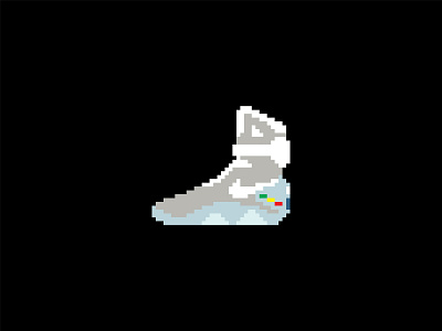 Pixel Air Mags 8 bit air mag back to the future backtothefuture bttf design graphic design illustration minimal nike nike air nostalgia pixel art vector