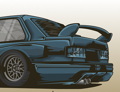 BMW Vector Art affinitydesigner automobile illustration vector