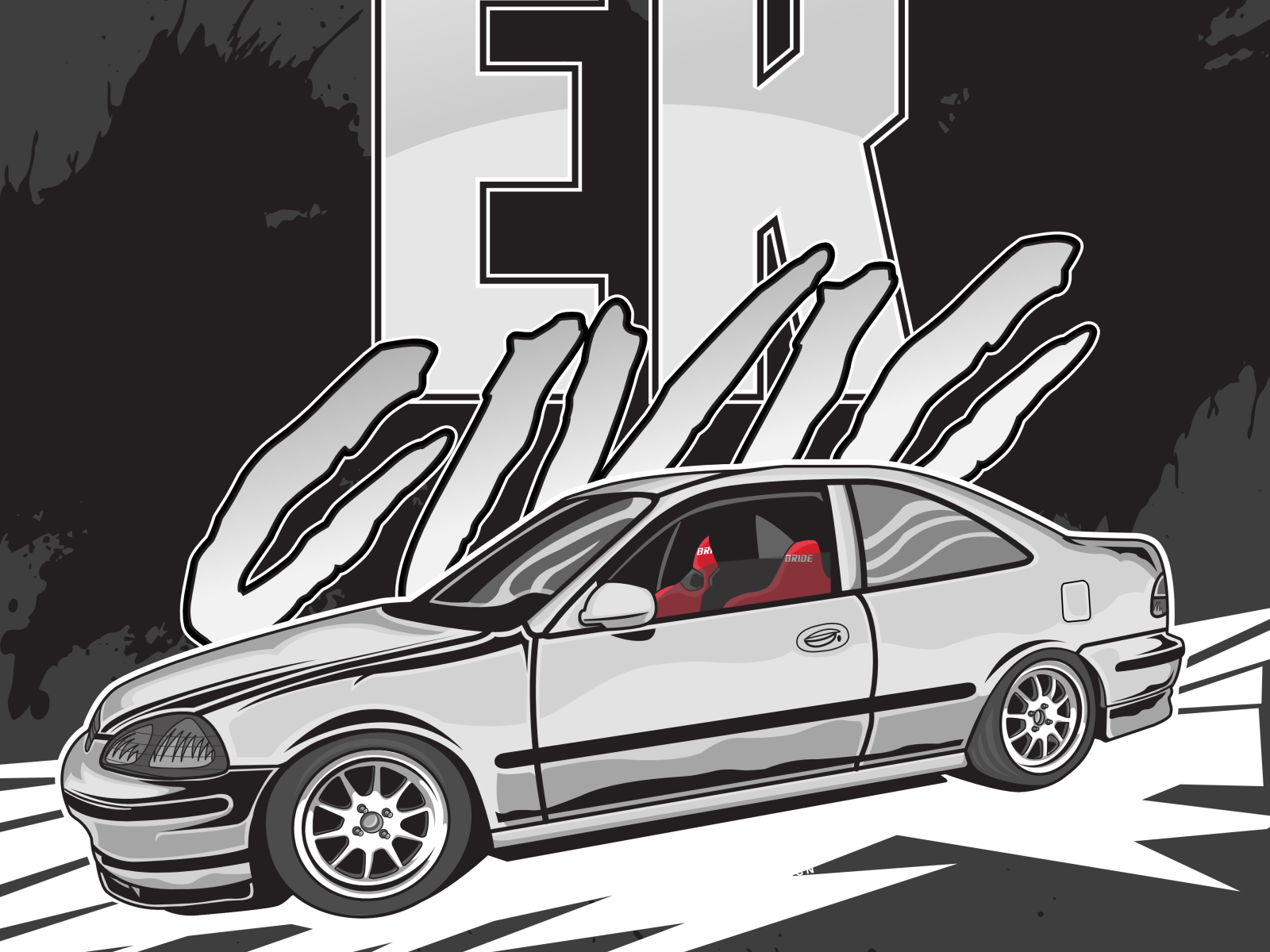 Honda T-shirt Design By Brian Mireles On Dribbble