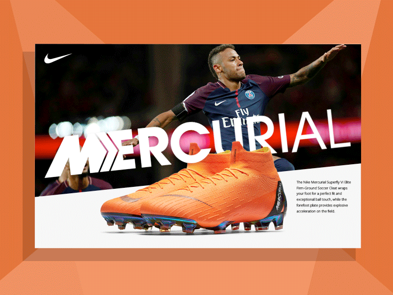 003 Landing Page Atf 800x600 003 dailyui mercurial neymarjr nike