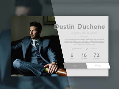 006 User Profile 800x600 006 allbusiness dailyui focused userprofile