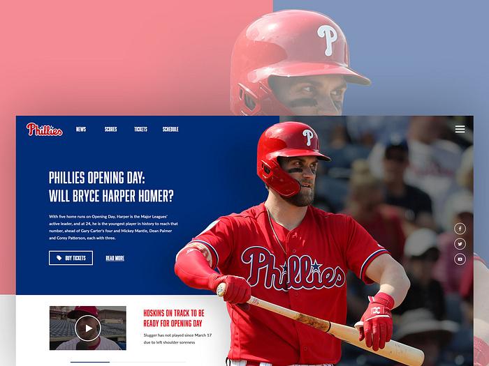 Philadephia Phillies MLB Opening Day by Dustin Duchene for Rise on