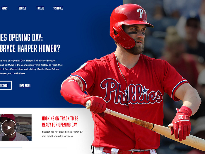 Philadephia Phillies MLB Opening Day by Dustin Duchene for Rise on