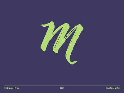 36 Days of Type - M