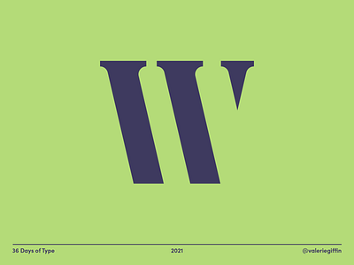 36 Days of Type - W