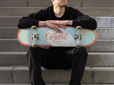 Cruise Boards (1/3) calligraphy deck design hand lettering lettering modern skateboard typography vector